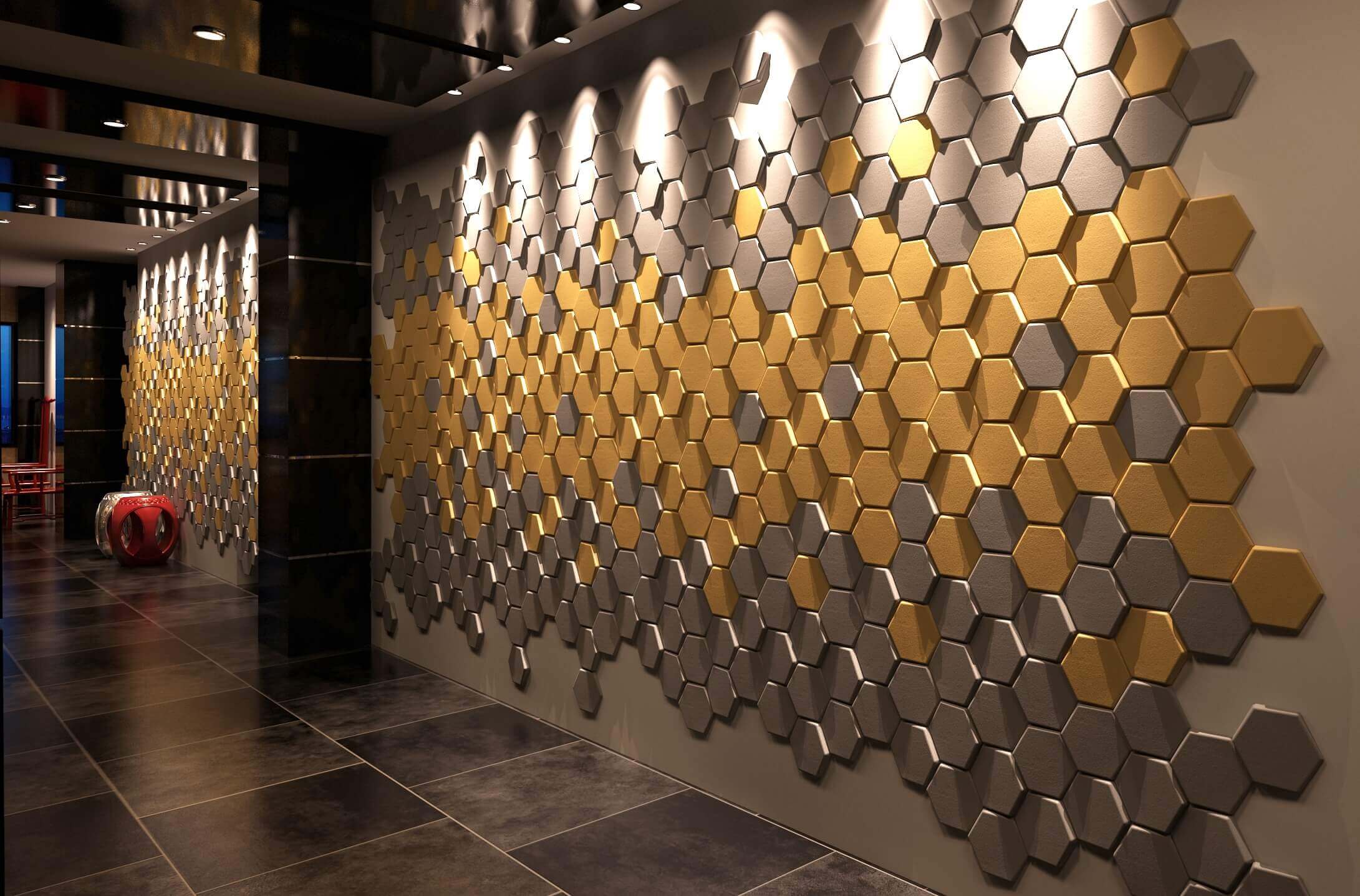 Paneles 3D para decoración de interiores - Vizion Group Panamá